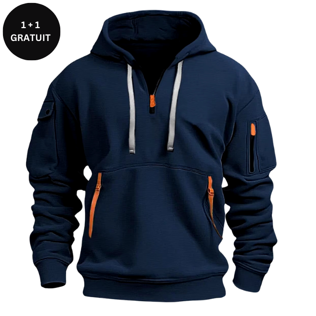 Men's Multi-Zip Pocket Hoodie