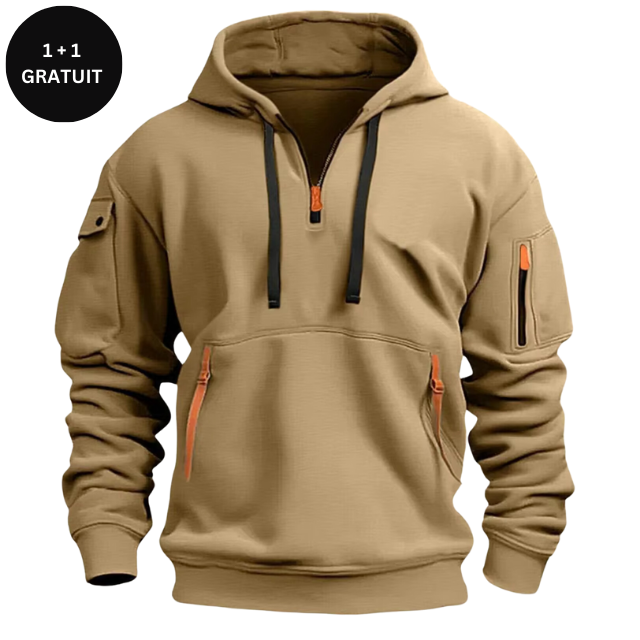 Men's Multi-Zip Pocket Hoodie