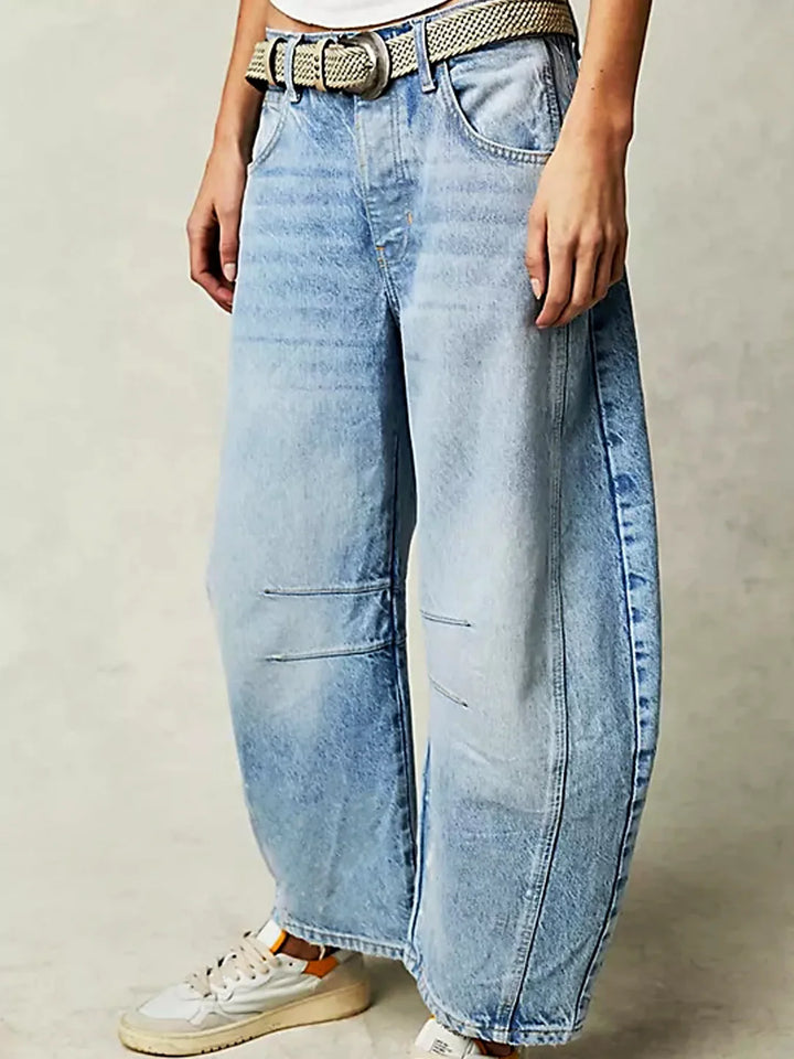 Women’s Baggy Wide-Leg Denim Jeans