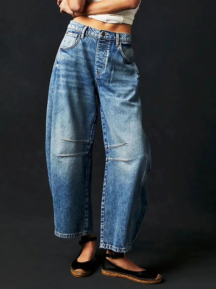 Women’s Baggy Wide-Leg Denim Jeans