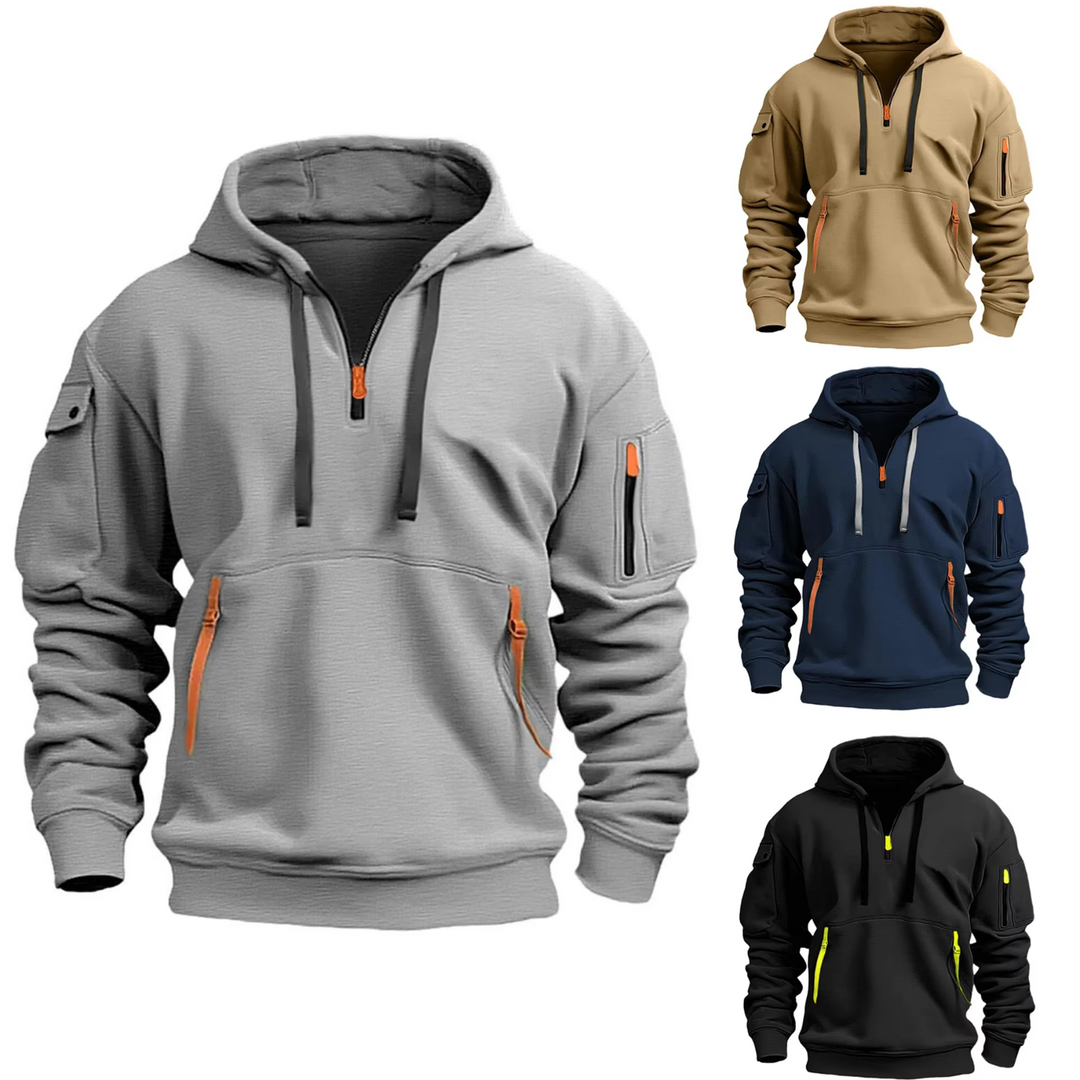 Men's Multi-Zip Pocket Hoodie