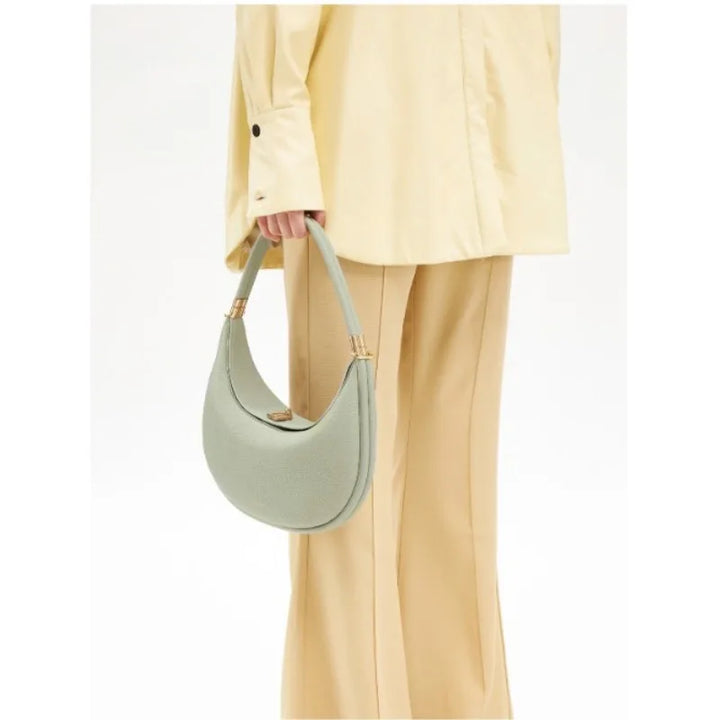 Women’s Leather Crescent Armpit Bag