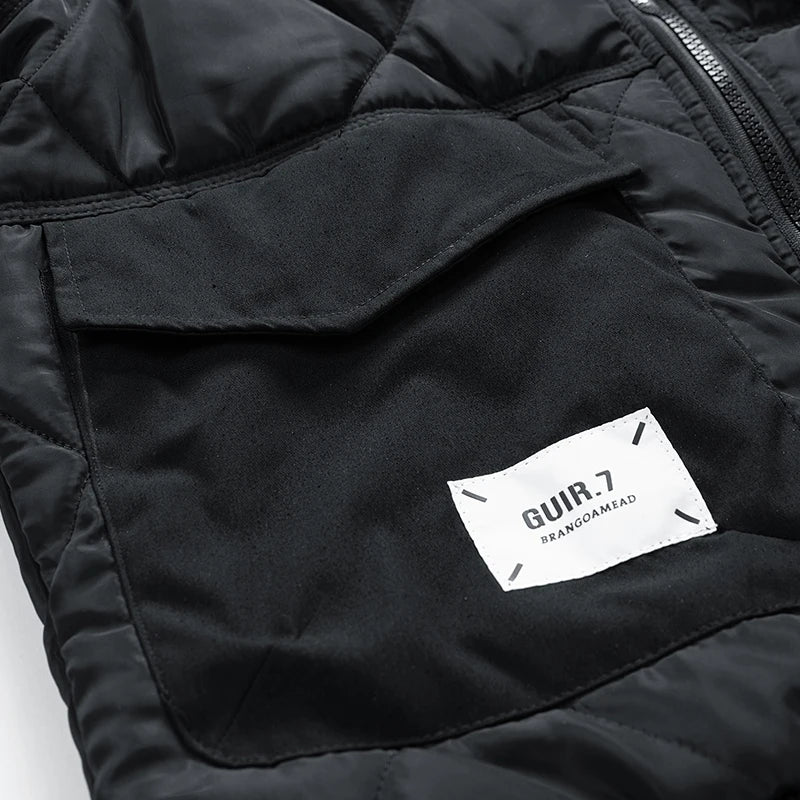 Cargo Bomber Puffer Jacket