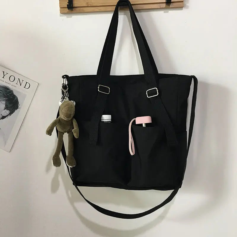 Waterproof Oxford Crossbody Tote Bag