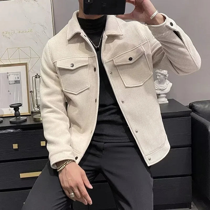 Men’s Black & White Casual Jacket