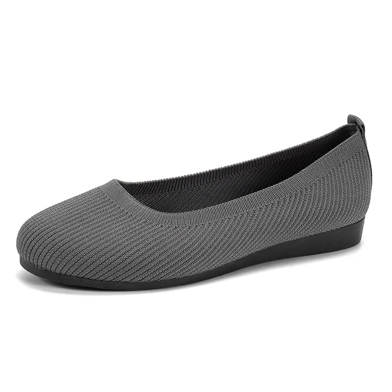 Knitted Slip-On Flats