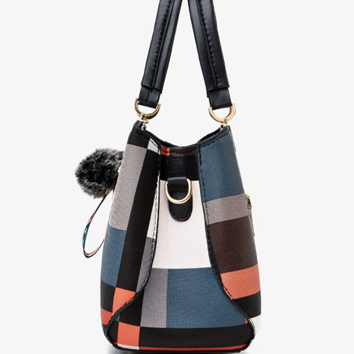 Modern Color-Block Crossbody Handbag