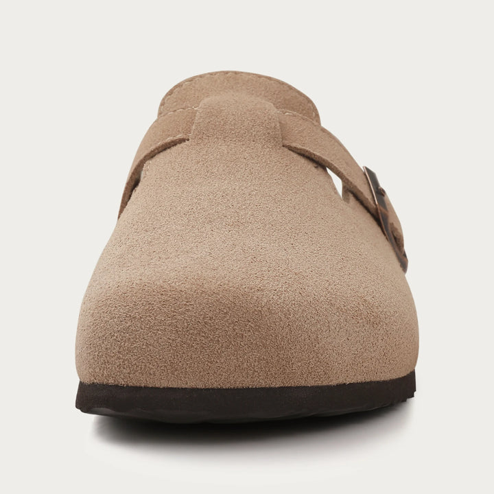 Classic Cork Suede Slippers - Stylish Comfort Clogs