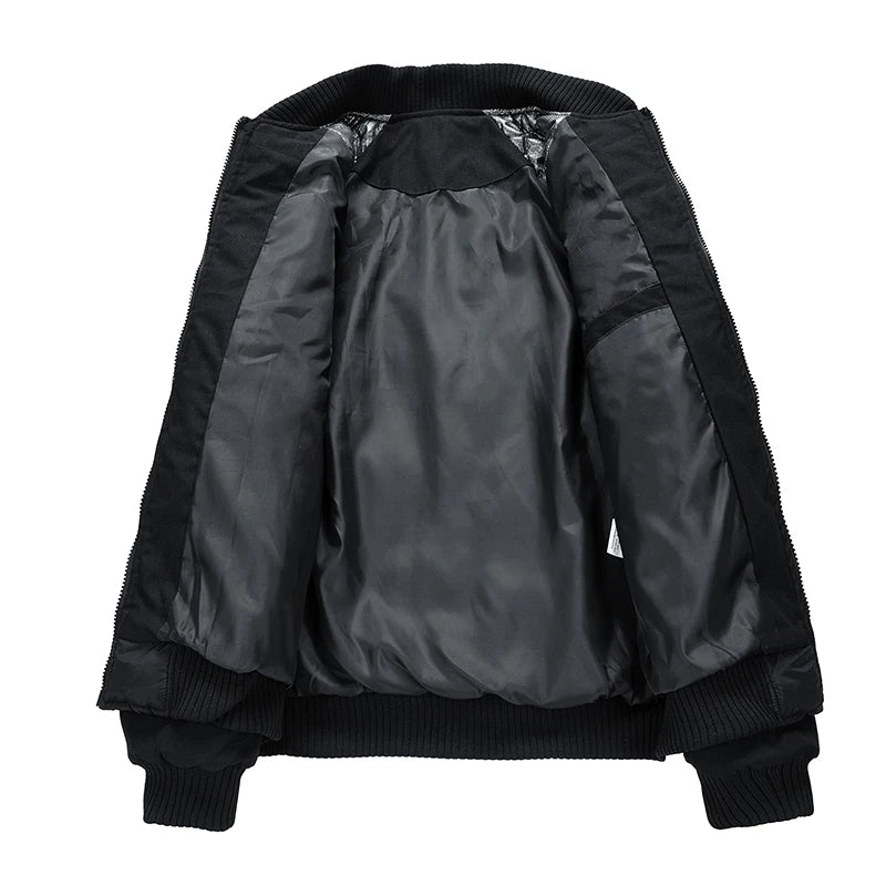 Cargo Bomber Puffer Jacket