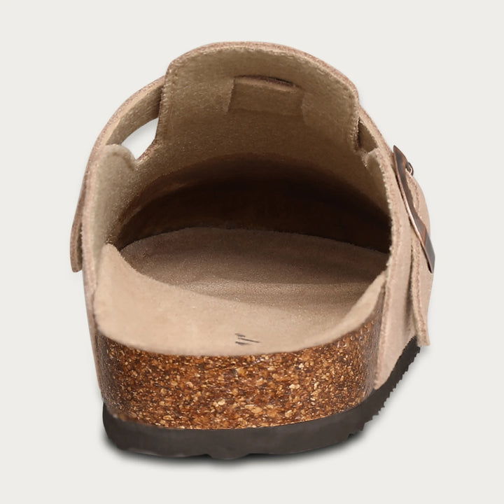 Classic Cork Suede Slippers - Stylish Comfort Clogs