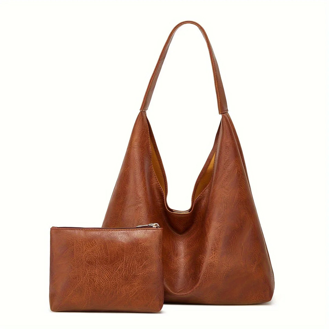 Tote bag en cuir vintage