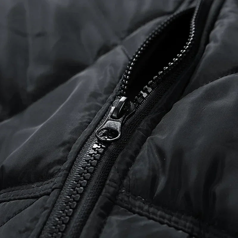 Cargo Bomber Puffer Jacket