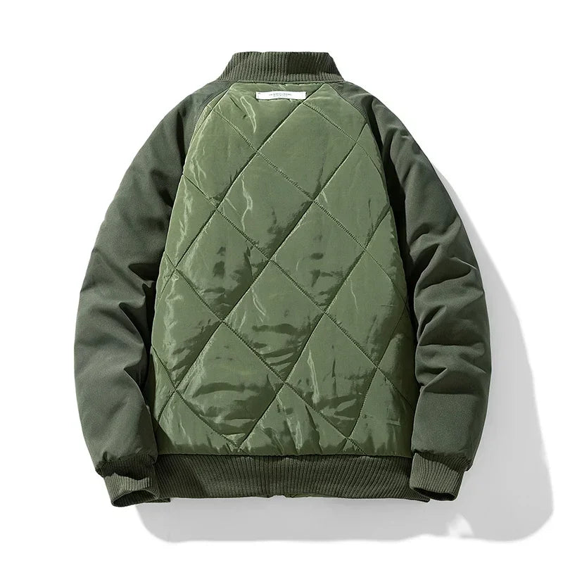 Cargo Bomber Puffer Jacket