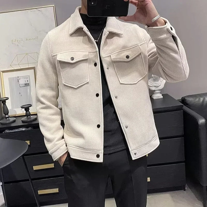 Men’s Black & White Casual Jacket