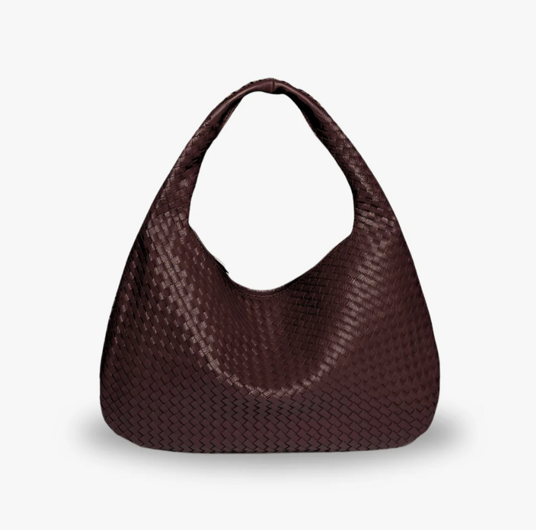 Ottuppia Woven Vegan Leather Hobo Bag