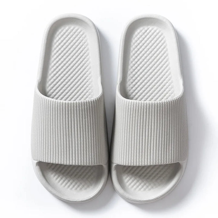 Thick Platform Bathroom Home Slippers Women Fashion Soft Sole EVA Indoor Slides Woman Sandals 2024 Summer Non-slip Flip Flops