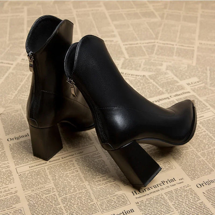 Elegant Pointed-Toe Ankle Boots