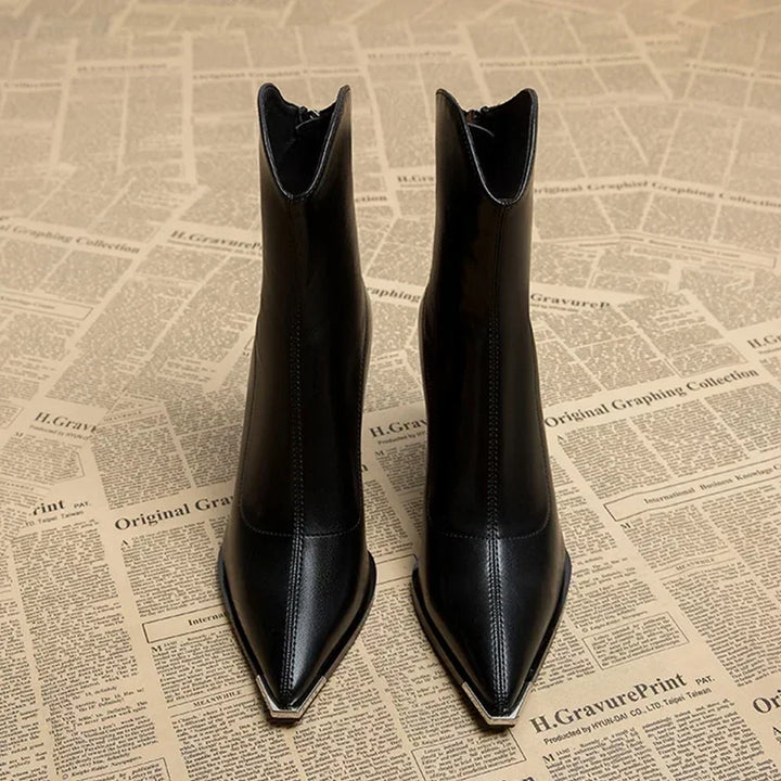 Elegant Pointed-Toe Ankle Boots